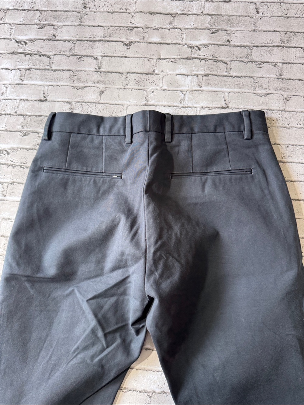 Reiss mens 30x32 slim fit grey Eastbury flat front chino pants EUC - Picture 5 of 5